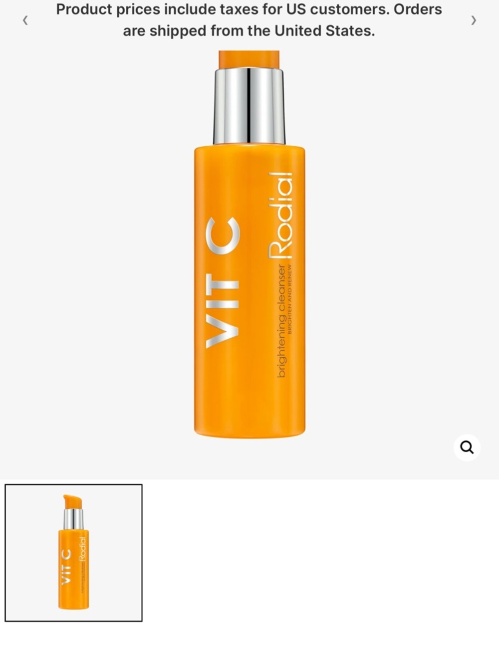 Rodial Orange VIT C Brightening Cleanser